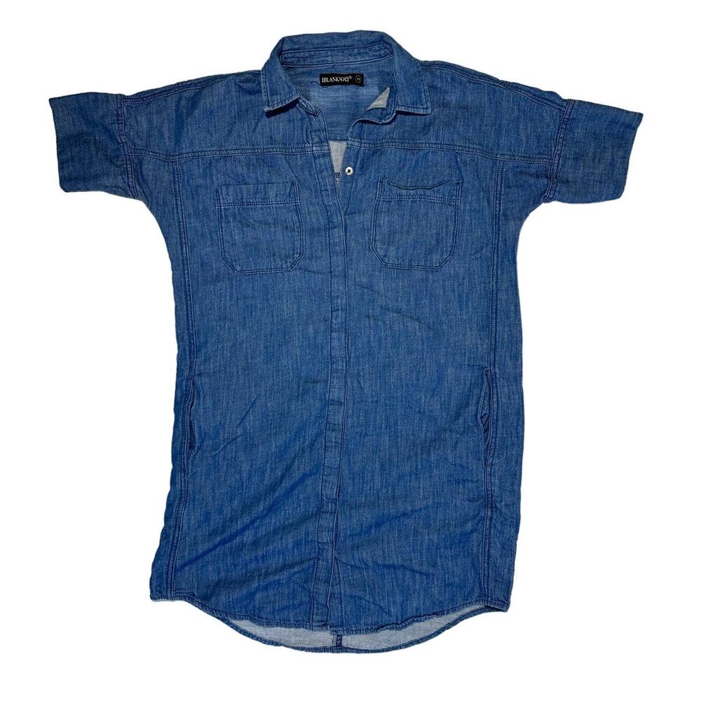 BlankNYC Woman's Denim T-Shirt Dress Size XS